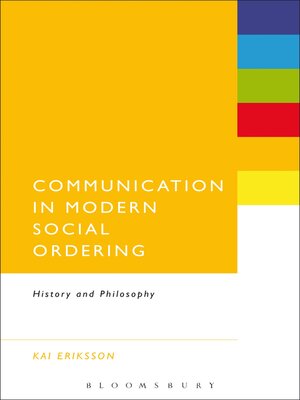 cover image of Communication in Modern Social Ordering